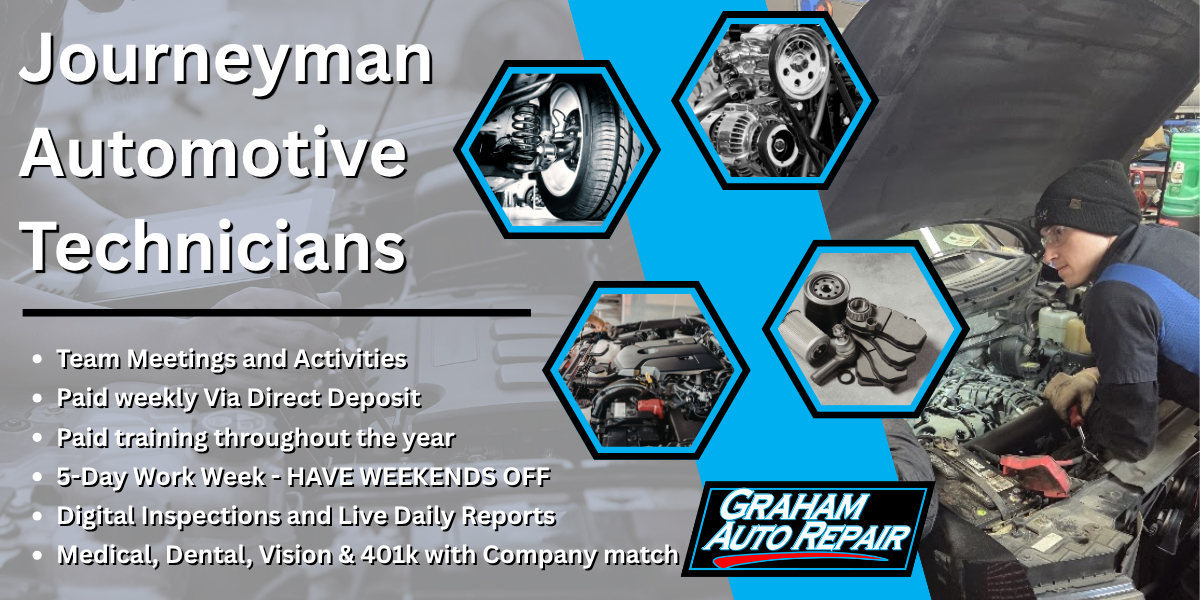 Journeyman Automotive Technician Job at Graham Auto Repair